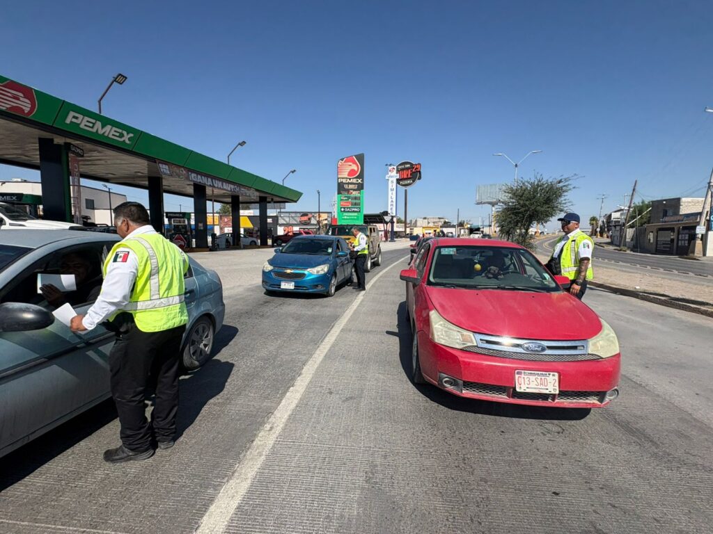 Refuerza Seguridad Vial la campaña %22El cinturón y la silla salvan tu vida%22 en Juárez
