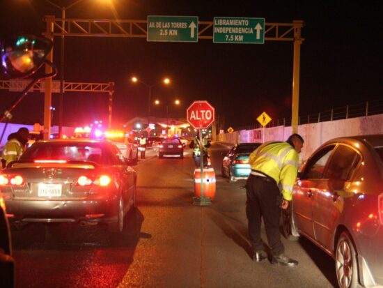 Seguridad Vial retiró de circulación a 86 conductores ebrios en la última semana
