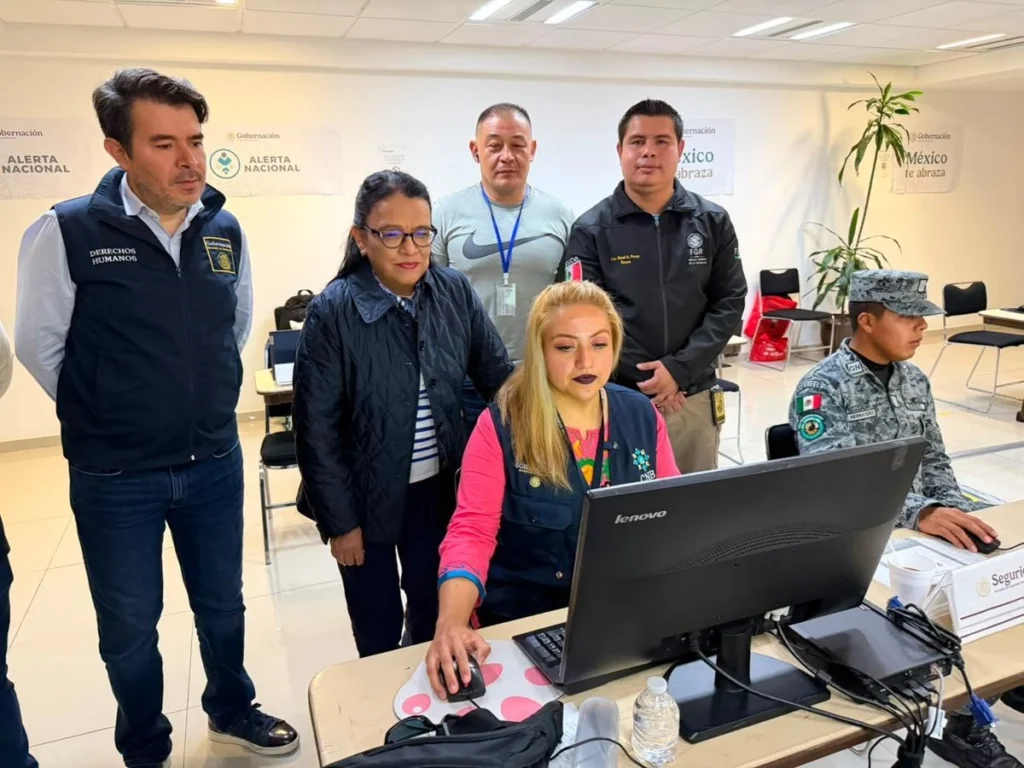 Supervisa titular de Segob labores de la %22Alerta Nacional de Búsqueda Inmediata%22