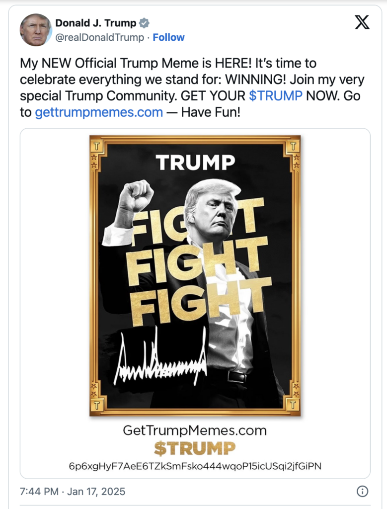 Trump’s memecoin2