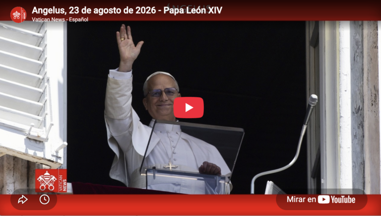 Ángelus Papa León XIV | Domingo 23 de agosto de