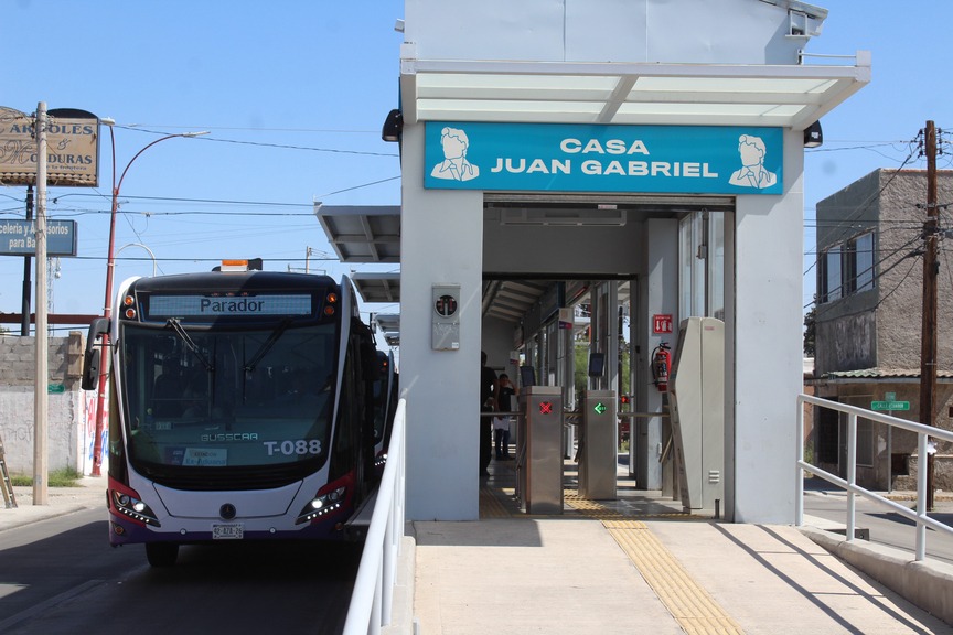 Anuncia Sistema JuárezBus desvíos temporales por el festival %22Juangabrielísimo%22