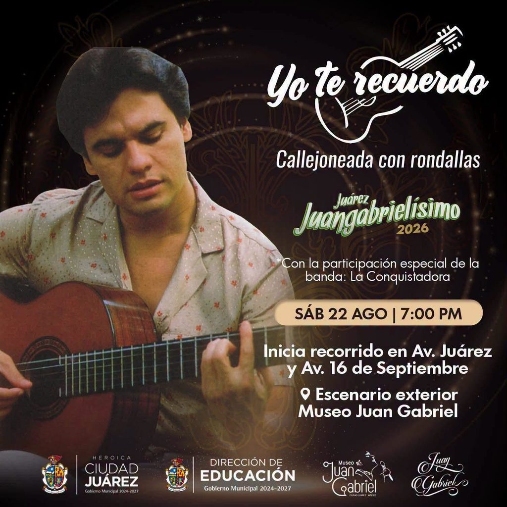 Invita Dirección de Educación a callejoneada “Yo te recuerdo” de Juárez Juangabrielísimo