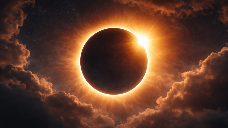 Perlas de Baily y el anillo de diamantes que aparecerán en eclipse solar de agosto