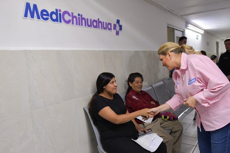 Supervisa Maru sistemas de salud y de seguridad en Delicias en su Ruta Chihuahua