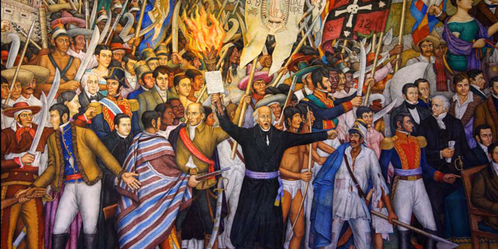 1810, el cura Miguel Hidalgo lanza el %22Grito de Dolores%22