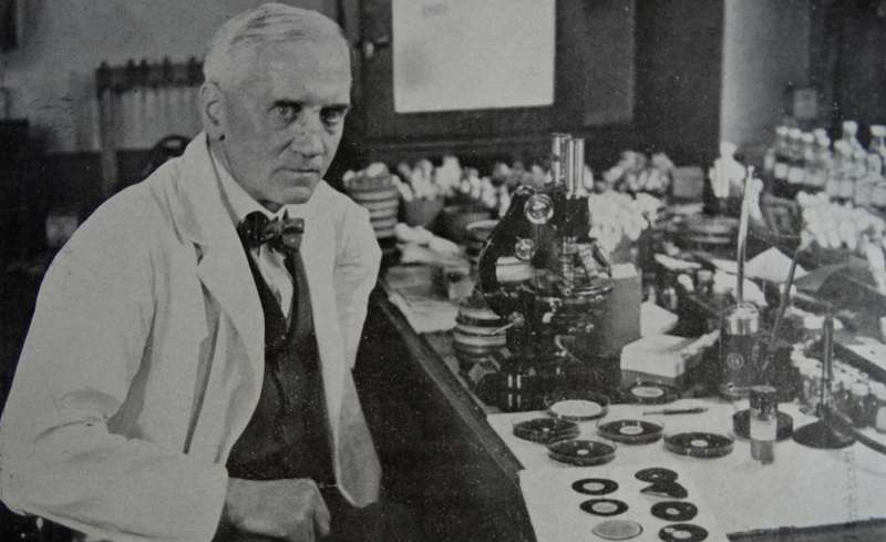 Sir Alexander Fleming who discovered penicillin