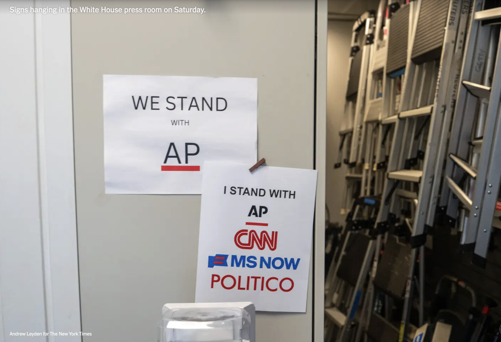CNN, Politico and MS NOW Reporters barred from White House