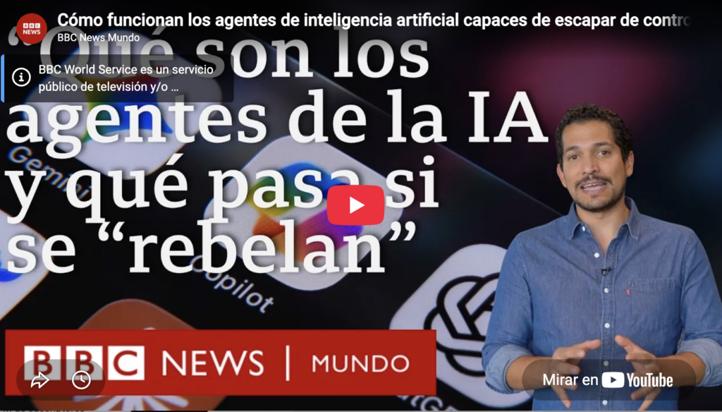Cómo funcionan los agentes de inteligencia artificial capaces de escapar de control humano | BBC