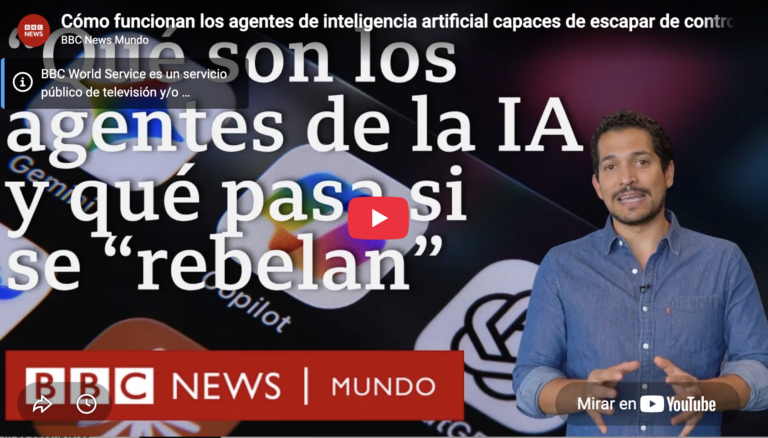 Cómo funcionan los agentes de inteligencia artificial capaces de escapar de control humano | BBC
