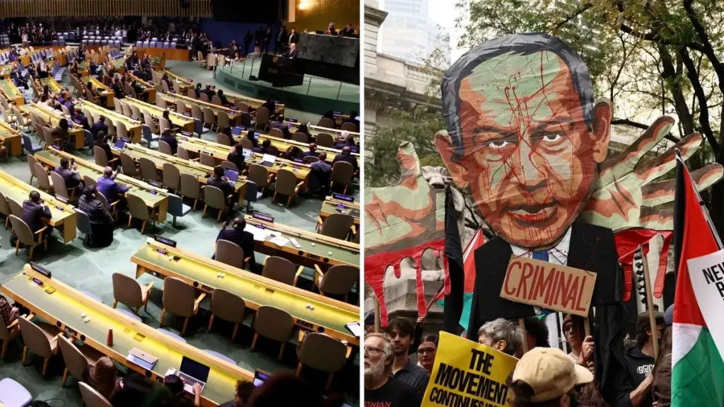 Delegados abandonan la ONU en discurso de Netanyahu por genocidio en franja de Gaza