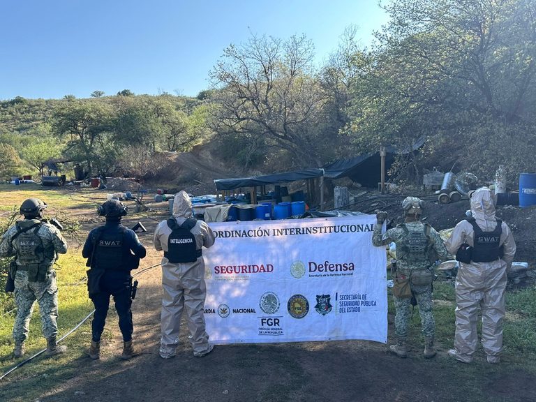 Destaca Maru Campos detección y aseguramiento de narcolaboratorio en Parral en colaboración con Sedena