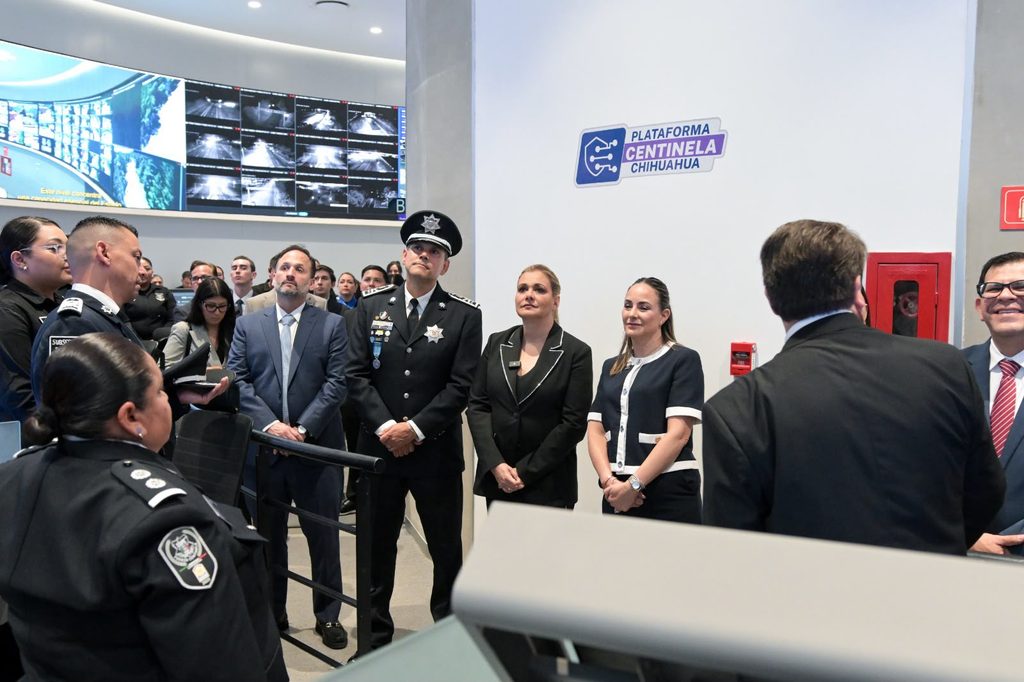 La gobernadora Maru Campos inaugura la Torre Centinela en Ciudad Juárez