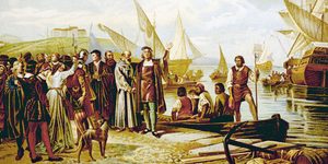 1492, Cristóbal Colón descubre América