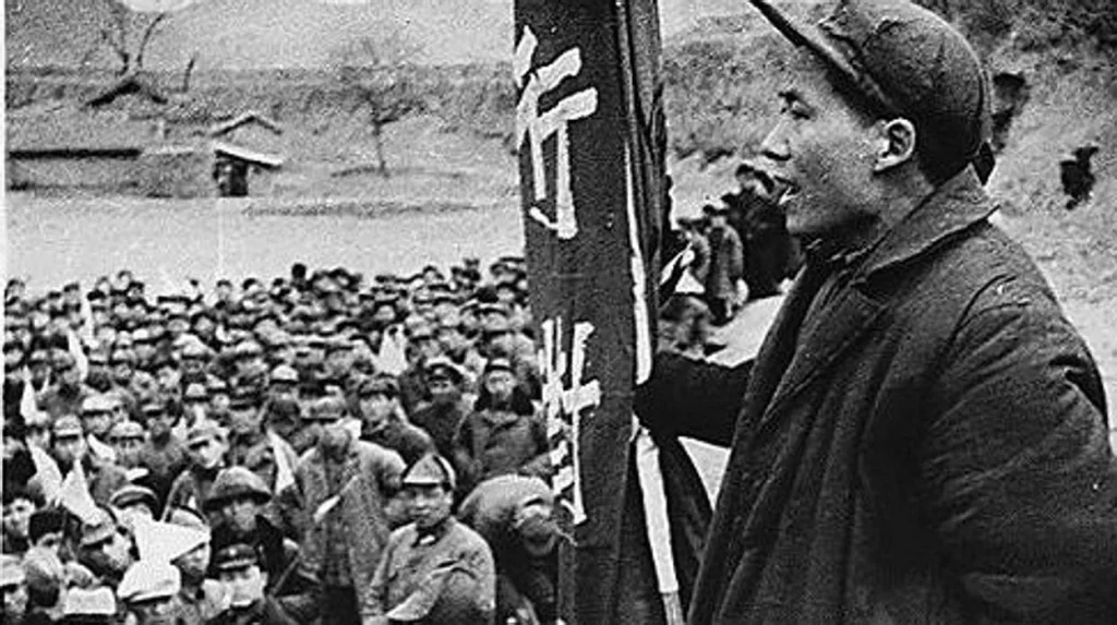 1935, concluye la %22Larga Marcha%22, iniciada en octubre de 1934 en Jiangxi