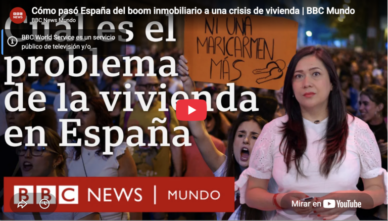 Cómo pasó España del boom inmobiliario a una crisis de vivienda | BBC Mundo
