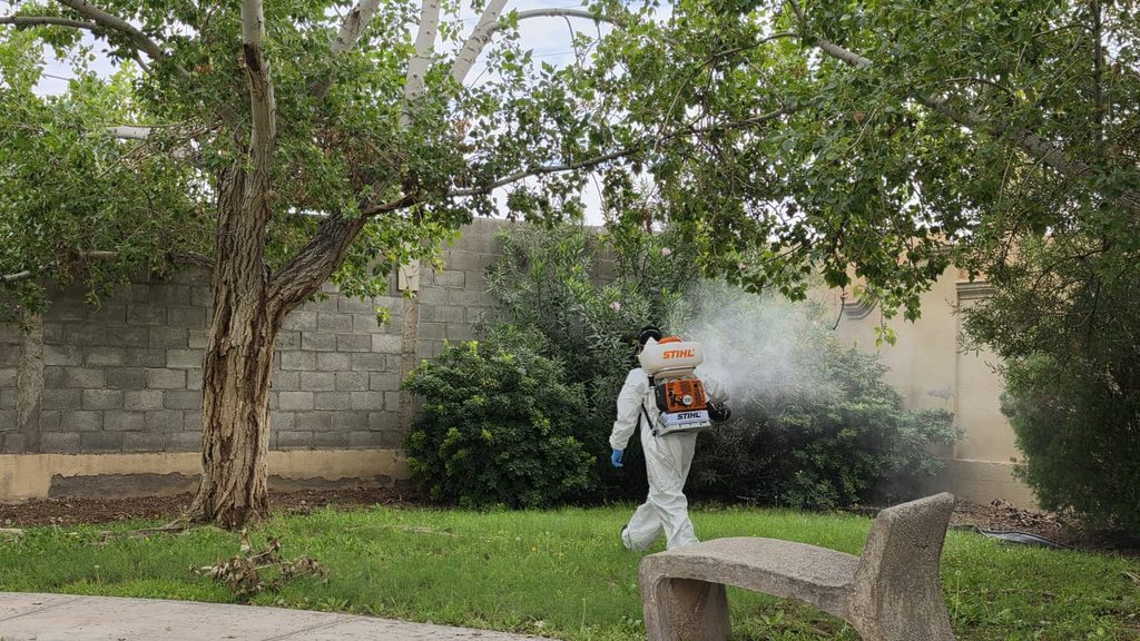 Dirección de Ecología sigue nebulizando diversos sectores de Ciudad Juárez