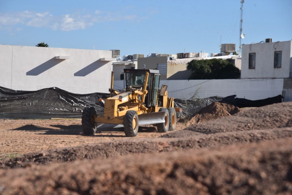Inicia el Gobierno Municipal construcción de auditorio en la Biblioteca Bonanza
