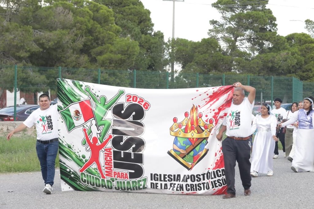 Marcha para Jesús reúne a casi 10 mil personas en las calles de Ciudad Juárez