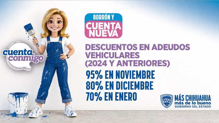Presenta Estado programa de descuentos “Borrón y Cuenta Nueva 2026” en Juárez