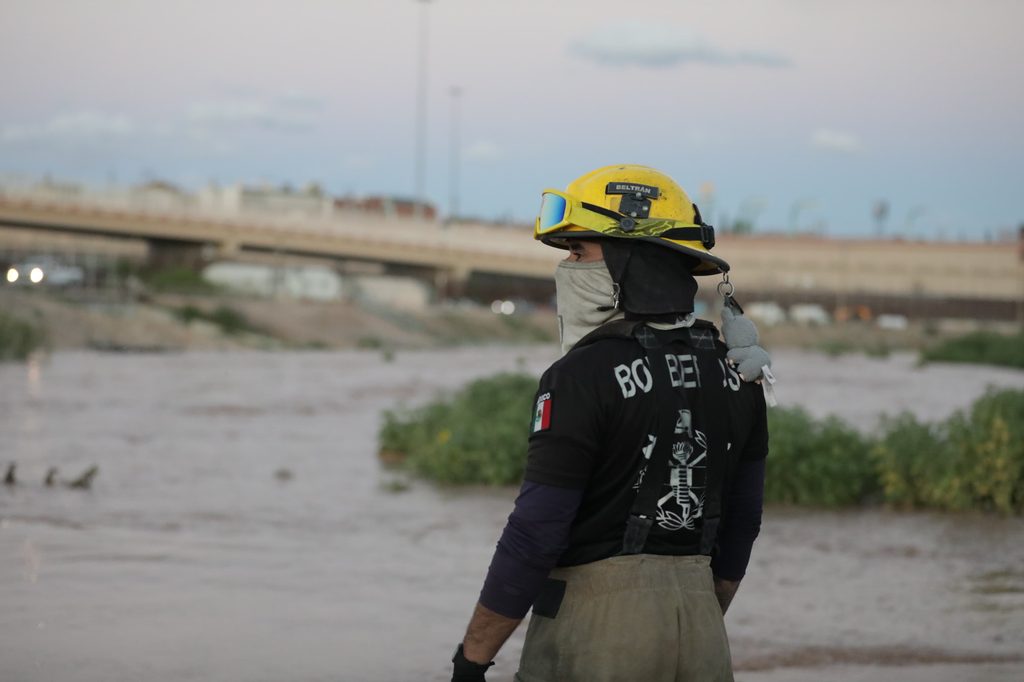 Protección Civil desplegó operativo ante creciente del río Bravo